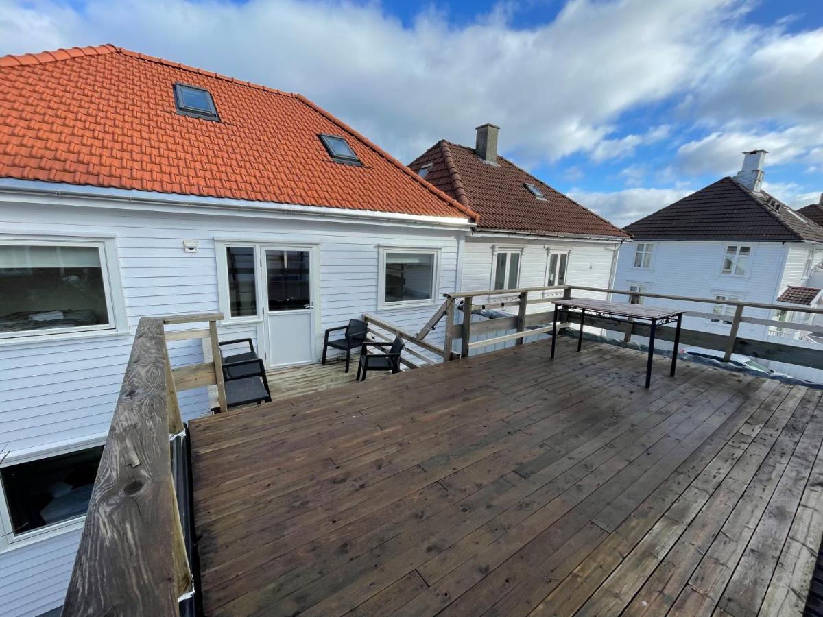 Central Bnb Stavanger At Bertis Ap 9 Generous Rooftop Terrace Buitenkant foto